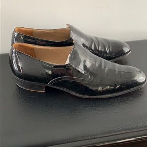 Johnston and Murphy black tuxedo shoes size 10/5